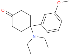 1-oxo-4-diethylamino-4-(3-methoxyphenyl)cyclohexane.png