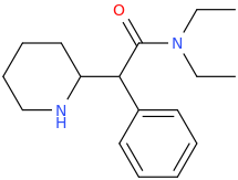 1-phenyl-1-(N,N-diethylaminocarbonyl)-1-(2-piperidinyl)methane.png