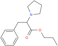 1-phenyl-2-(1-pyrrolidinyl)-3-oxo-4-oxaheptane.png