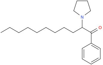 1-phenyl-2-(1-pyrrolidinyl)undecan-1-one.png