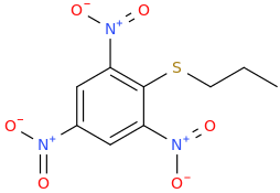 2,4,6-trinitro-1-(propylthio)benzene.png