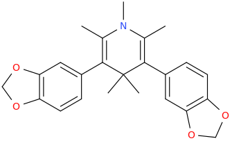 2,6-dimethyl-3,5-bis(3,4-methylenedioxyphenyl)-N-methyl-1-aza-4,4-dimethyl-cyclohex-2,5-diene.png
