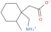 2-(1-(ammoniomethyl)-2-methylcyclohexyl)acetate.png