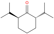 2-(2S)-isopropyl-6-(6S)-isopropylcyclohexanone.png