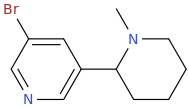 2-(3-bromo-5-pyridinyl)-1-methylpiperidine.png