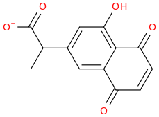 2-(5-hydroxy-1,4-naphthalenedione-7-yl)propionate.png
