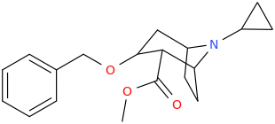 2-carbomethoxy-N-cyclopropyl-3-benzyloxy-8-azabicyclo[3.2.1]octane.png