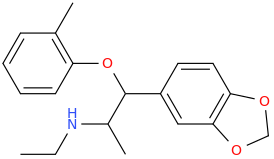 2-ethylamino-3-(3,4-methylenedioxyphenyl)-3-(o-tolyloxy)propane.png