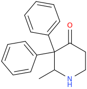 2-methyl-3,3-diphenyl-4-oxopiperidine.png