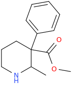 2-methyl-3-phenyl-3-carbomethoxypiperidine.png