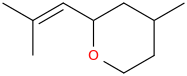 3,4,5,6-tetrahydro-2-isobutenyl-4-methylpyran.png