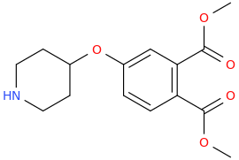 3,4-dicarbomethoxyphenyl piperidin-4-yl ether.png