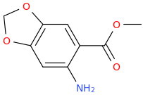 3,4-methylenedioxy-6-amino-carbomethoxybenzene.png