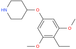 3,5-dimethoxy-4-ethylphenyl piperidin-4-yl ether.png