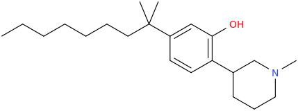 3-(4-(1,1-dimethyloctyl)-2-hydroxyphenyl)-1-methylpiperidine.png