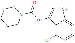 3-(piperidine-1-ylcarbonyloxy)4-chloroindole.png