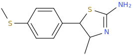 4,5-dihydro-5-(4-methylthiophenyl)-2-amino-3-aza-4-methylthiophene.png