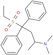 4-ethylsulfonyl-N,N-dimethyl-4,4-diphenylbutan-2-amine.png