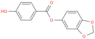4-hydroxyphenylcarbonyloxy-3,4-methylenedioxybenzene.png
