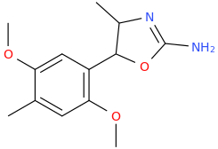 4-methyl-5-(4-methyl-2%2C5-dimethoxyphenyl)-4%2C5-dihydro-1%2C3-oxazol-2-amine.png