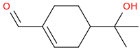 4-oxomethyl-alpha,alpha-dimethyl-3-cyclohexene-1-methanol.png