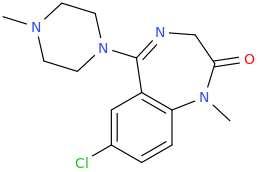 5-(1-methyl-piperazin-4-yl)-(7-chloro-1,3-dihydro-1-methyl-1,4-benzodiazepin-2-one).png