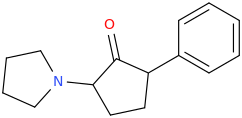 5-(1-pyrrolidinyl)-2-phenyl-cyclopentanone.png