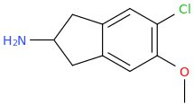 6-chloro-5-methoxy-2-aminoindan.png