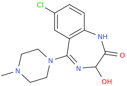7-chloro-5-(4-methylpiperazinyl)-2-oxo-3-hydroxy-1,3-dihydro-1,4-benzodiazepine.png