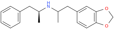 N-((1S)-1-methyl-2-phenylethyl)-1-(3,4-methylenedioxyphenyl)-2-aminopropane.png