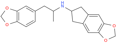 N-(1-methyl-2-(3,4-methylenedioxyphenyl)ethyl)-2-amino-5,6-methylenedioxyindan.png
