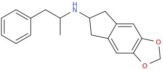 N-(1-methyl-2-phenylethyl)-2-amino-5,6-methylenedioxyindan.png