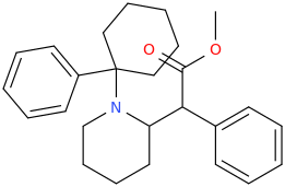 N-(1-phenylcyclohexyl)-2-(2-oxo-3-oxa-1-phenylbutyl)piperidine.png