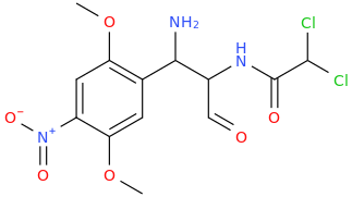 N-(2,2-dichloroacetyl)-1-(2,5-dimethoxy-4-nitrophenyl)-1-amino-3-oxo-2-aminopropane.png