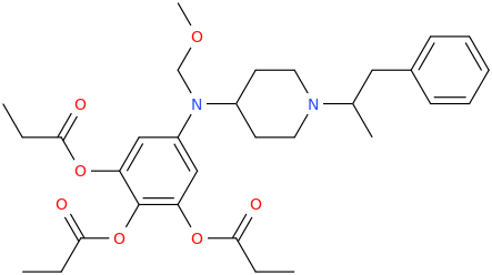 N-(methoxymethyl)-N-(3,4,5-tripropioxyphenyl)-N-(1-(2-phenyl-1-methylethyl)-piperidin-4-yl)amine.png
