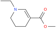 N-ethyl-1-aza-3-carbomethoxycyclohex-2-ene.png