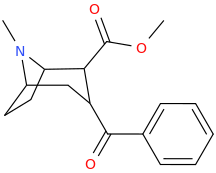 N-methyl-2-carbomethoxy-3-(benzoyl)-8-azabicyclo%5b3.2.1%5doctane.png