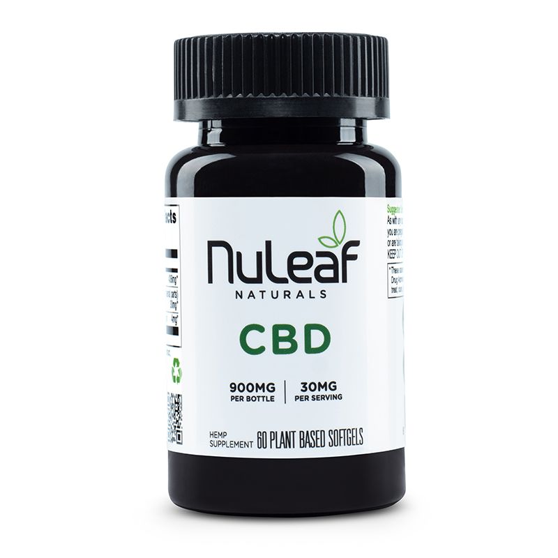 NuLeaf Naturals 900 mg capsules, best CBD oil